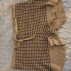 Size small, Free People sweater shorts.
